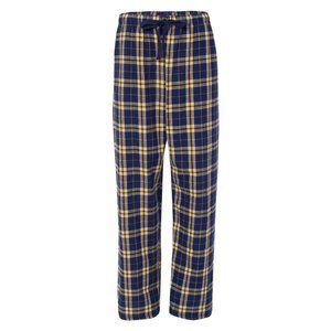 Boxercraft Flannel Pants With Pockets - F20 - Navy/ Gold